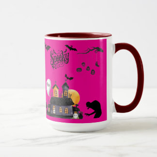 Mug Moonlit Mischief hot pink