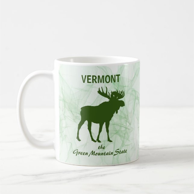 Mug Moose, Vermont, l'état de Green Mountain (Gauche)