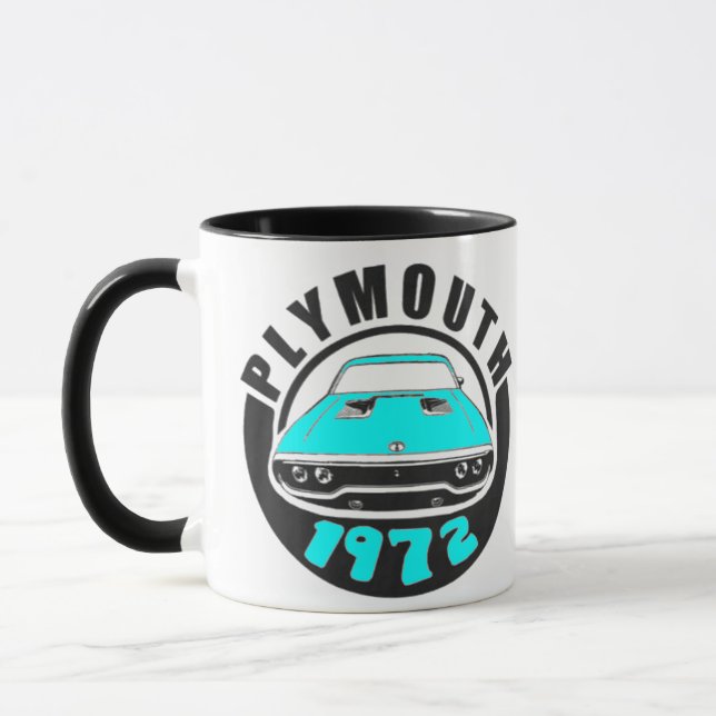 Mug Mopar - Plymouth Roadrunner 1972 Petty Blue (Gauche)