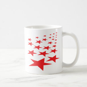 Mug moquette étoile rouge