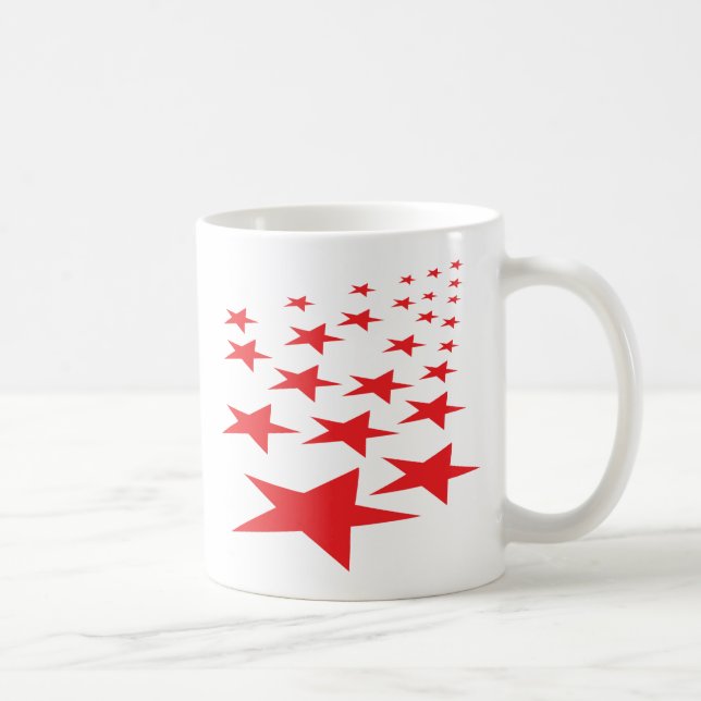 Mug moquette étoile rouge (Droite)