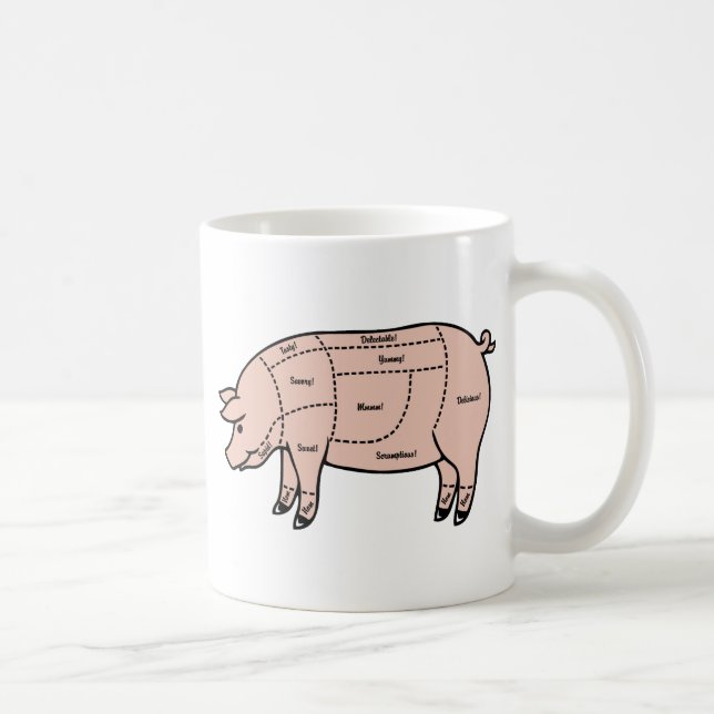 Mug Morceaux de porc (Droite)