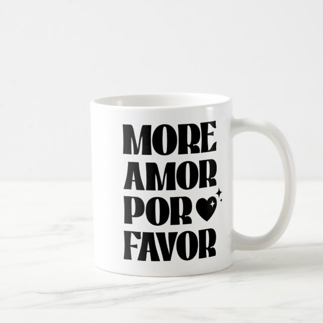 Mug More Amor R Favor Retro Love Valentine Aestheti  (Droite)