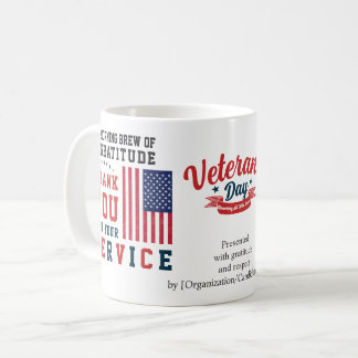 Mug Morning Brew of Gratitude Patriotic Veterans Day