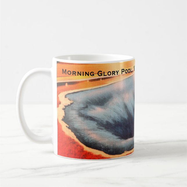 Mug Morning Glory Pool, Yellowstone National Park (Gauche)