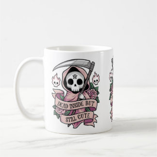 Mug Mort à l'intérieur mais toujours mignon