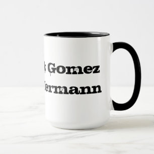 Mug Morticia et Gomez et lis et Hermann