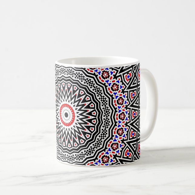 Mug Mosaic Mandala (Devant droit)