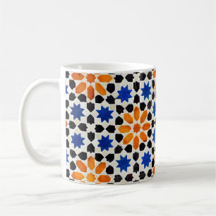 Mug mosaïque arabe de carreaux de style marocain, déco