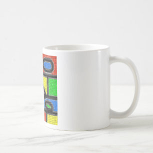 Mug Mosaïque artisanale, art moderne.