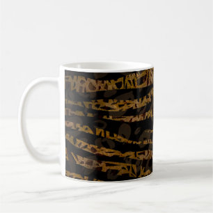 Mug Mosaïque Chic Élégant Safari Glam Fête Jungle Impr