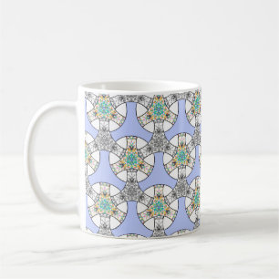 Mug Mosaïque colorée et transparente entrelacement ban