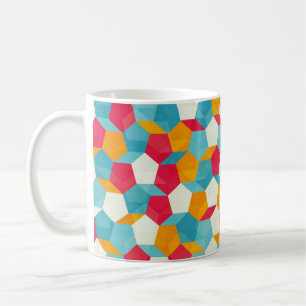 Mug mosaïque colorée sans couture motif