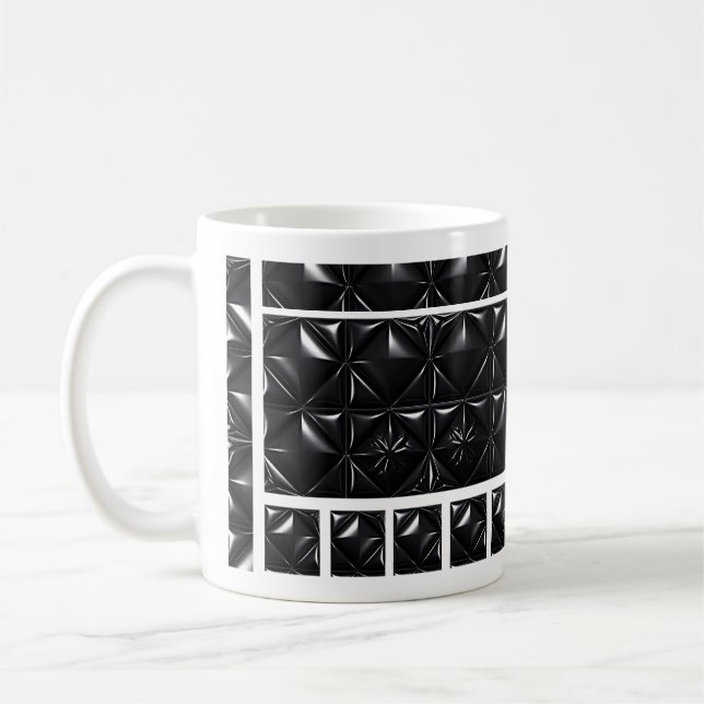 Mug Mosaïque de chien chrome (Gauche)