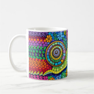 Mug Mosaïque d'escargot mignonne