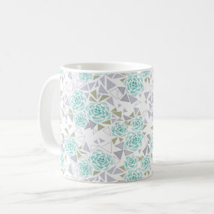 Mug Mosaïque, fleurs