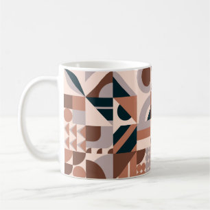 Mug Mosaïque géométrique colorée, arrière - plan abstr