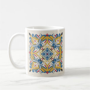 Mug mosaïque pâle. mandala