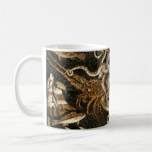 Mug Mosaïque romaine antique Pompéi Sea Life Mosaïque 