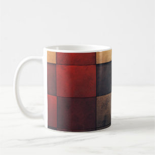 Mug 🎨 Mosaïque Texturée en Nuances de Couleur 🔲