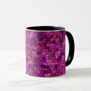 Mug Mosaïque violet rose