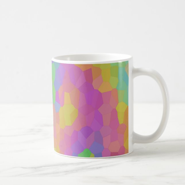 Mug Mosaïques d'huile arc-en-ciel (Droite)