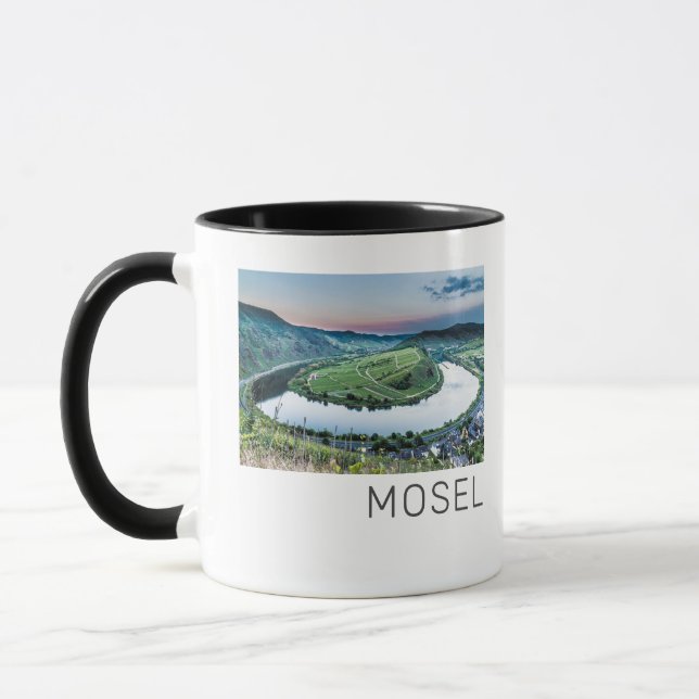 Mug Moselle Calmont Loop Brême Sunset River Souvenir (Gauche)