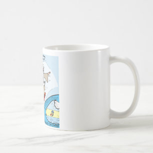 Mug Moses Surfe sur des T-shirts de dessins animés drô