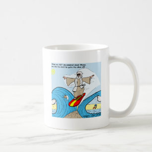 Mug Moses Surfe sur des T-shirts de dessins animés drô