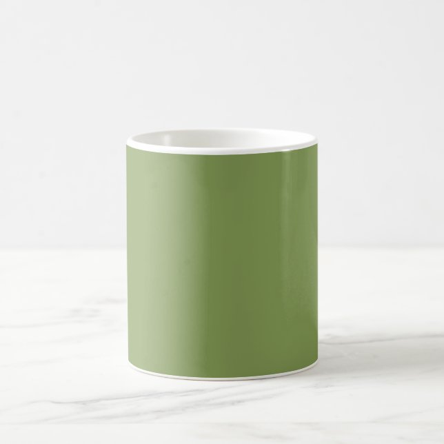 Mug Moss Green Arrière - plan couleur solide Personnal (Centre)
