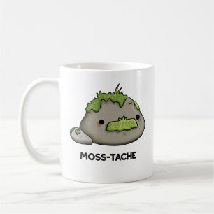 Mug Moss-tache Funny Mustache Pun