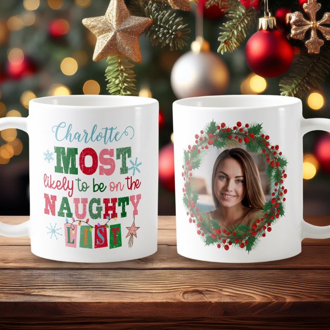 Mug Most Likely to Be on the Naughty List  (Créateur téléchargé)