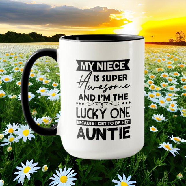 Mug mot d'art de Aunt Niece (Créateur téléchargé)