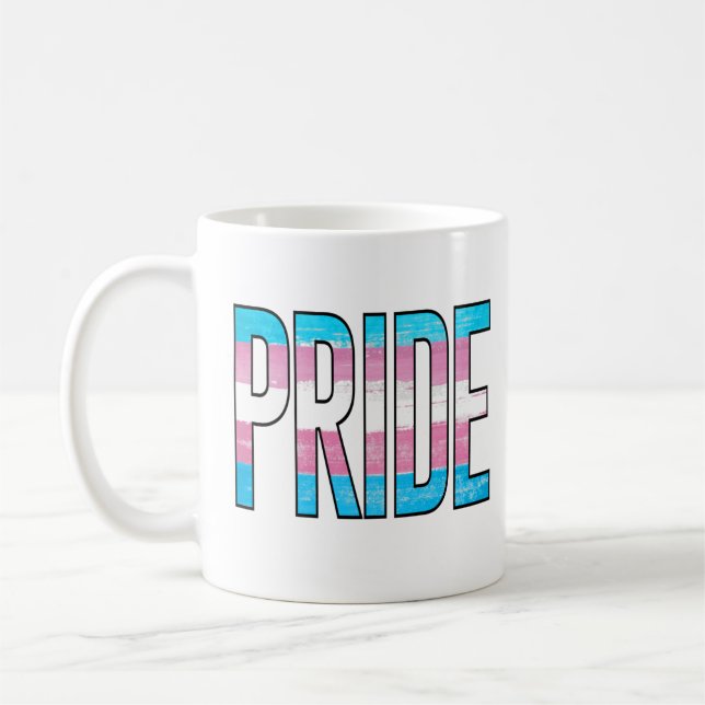 Mug Mot de fierté trans (Gauche)
