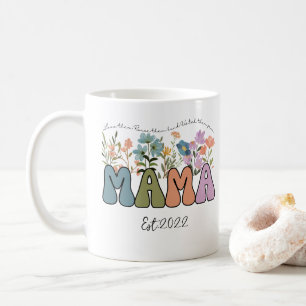 Mug Mot de passe Fleur sauvage personnalisé