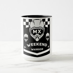 Mug Motard de Fin de Semaine en Moto Cross Tout-Terrai