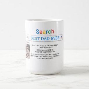 Mug Moteur de recherche Couleur meilleur papa jamais c