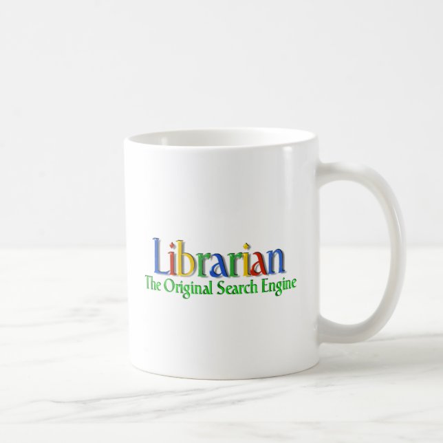 Mug Moteur de recherche d'original de bibliothécaire (Droite)