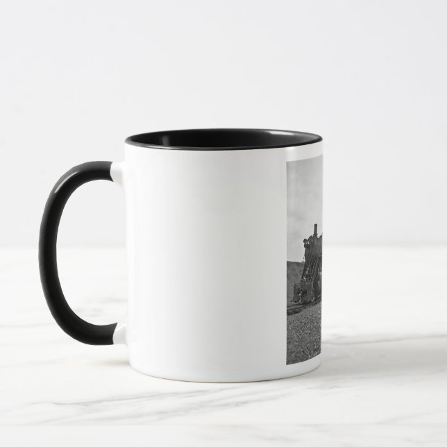 Mug Moteur grand #20 de chemin de fer de tronc au port (Gauche)