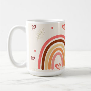 Mug Mother Love Boho Rainbow Pois et Harts
