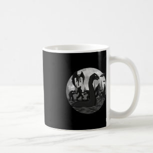 Mug Mothman Bigfoot Loch Ness Monster Aliens UFO Fun C