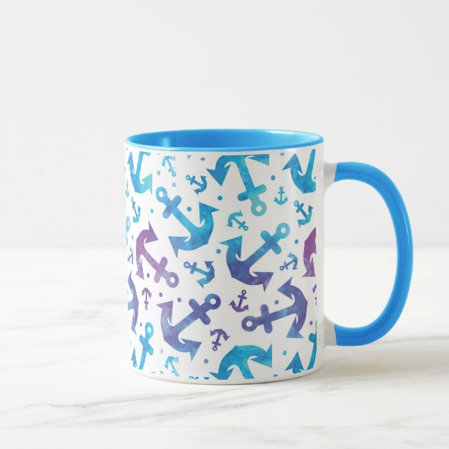 Mug Motif 2 d'Ancre de colorant de cravate (Droite)