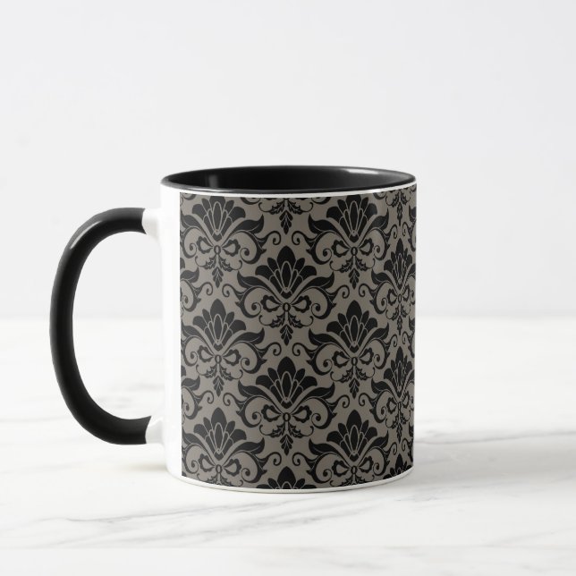 Mug Motif 2 de damassé (Gauche)