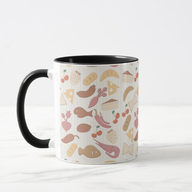 Mug Motif 2 de nourriture (Gauche)