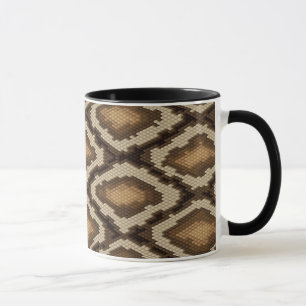 Mug Motif 2 de peau de serpent de python