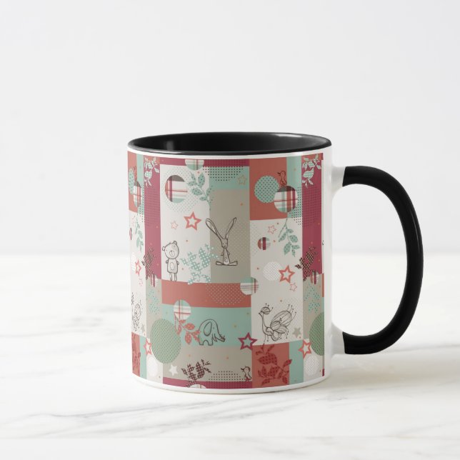 Mug Motif 2 d'édredon de bébé (Droite)