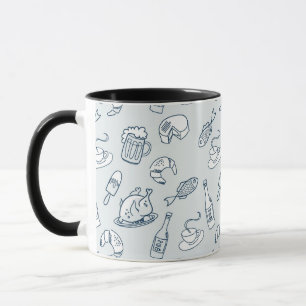 Mug Motif 3 de nourriture