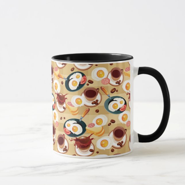 Mug Motif 3 de petit déjeuner (Droite)