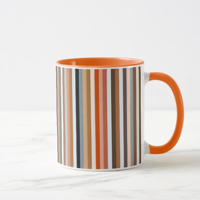 Mug Motif à bandes multiples (Droite)