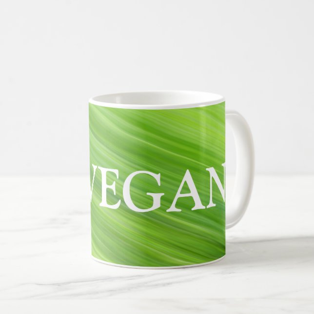 Mug Motif à bandes vertes (Devant droit)